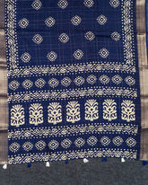 SC3866 - Linen With Digital Bandhini Print
